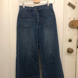 J.Crew Point Sur Wide Legged Jeans